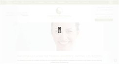 Desktop Screenshot of centerforholisticdentistry.com